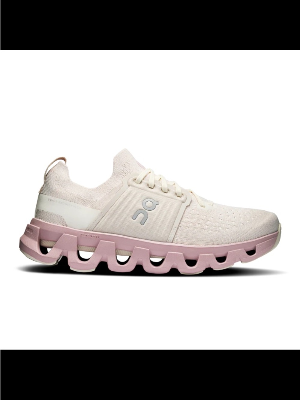 On Running Women's Cloud Shoe in Soft Pink and Cream